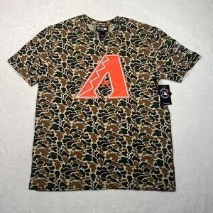 New Era‎ MLB Arizona Diamondbacks Camo Baseball T-Shirt Men Large-NWT